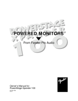 Fender PowerStage-Xpander-100 - Owners Manual